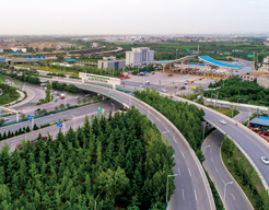 西安市西禹高速收支口立交桥