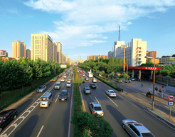 西安市南二环蹊径