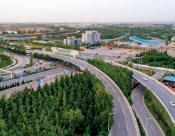 西安市西禹高速收支口立交桥