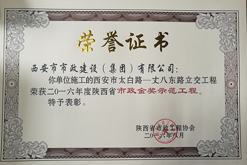 太白路-千亿国际金杯树模工程
