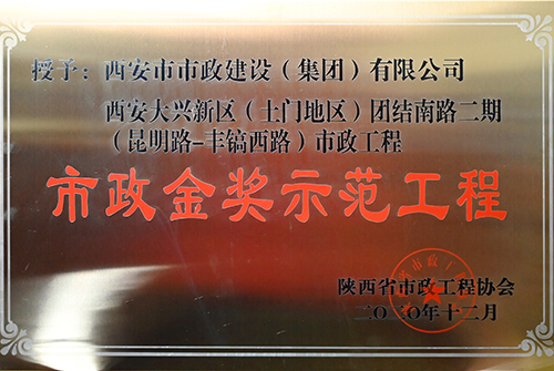 千亿国际金奖树模工程，，，，，，大兴新区团结南路二期（昆明路丰镐西路）